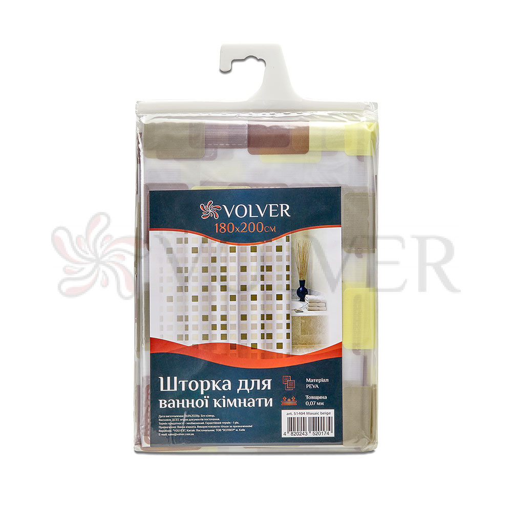 Duschvorhang Mosaic Beige